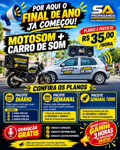 carro de som ou MOTOSOM