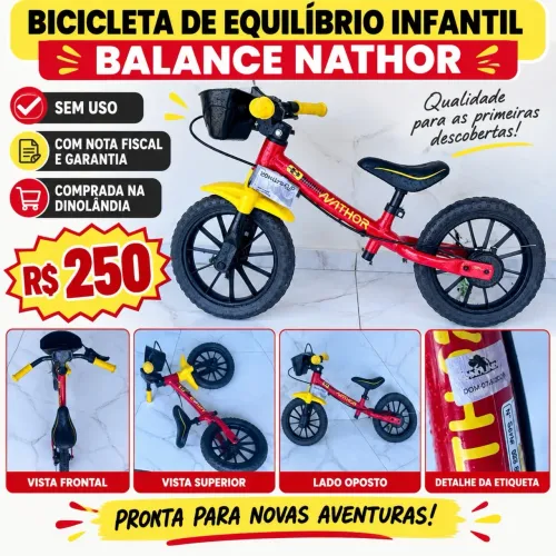 Bicicleta de Equilíbrio Infantil