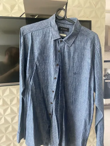 Camisa Dudalina Slim Tamanho 4 Azul escuro - Day and Night