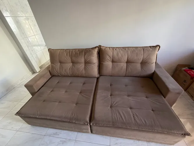 Sofá Retrátil - Sofá Cama Mola Ensacada