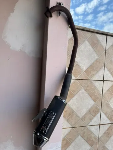 Escapamento Fan 160/ Titan 160/ Start 160 2016/ 2023 Mini Tri Fortuna