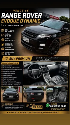 Land Rover Range Rover Evoque Dynamic 2.0 AUT 5P 2015
