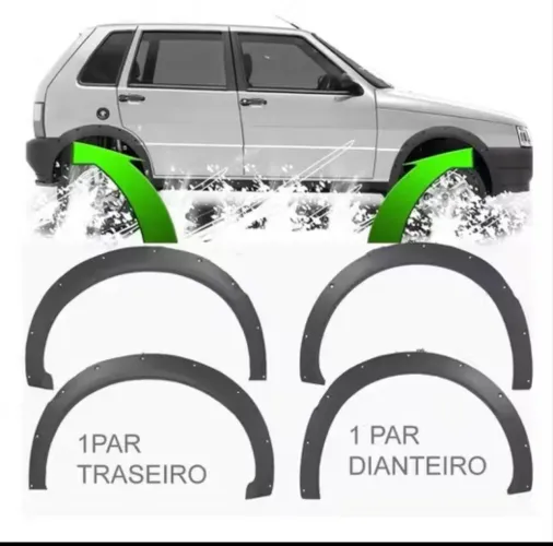 Paralama do fiat uno 95 ao 2011