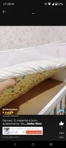 Berço americano com colchão