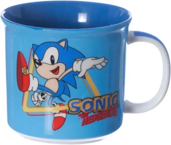 Caneca Sonic The Hedgehog Cerâmica 350ml