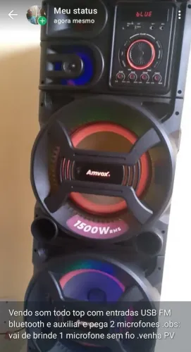 Vendo caixa de som Torre  (POTENTE)