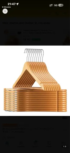 Cabides madeira melhor preço
