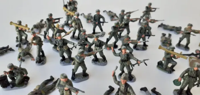 50 Soldado Guerra Anos 70, Escala:1/72 Pintado a mão