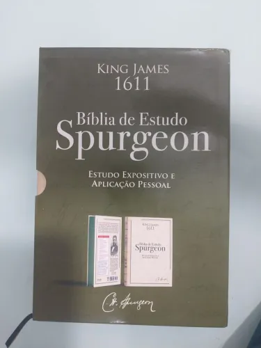 Bíblia de Estudo Spurgeon KING JAMES 1611