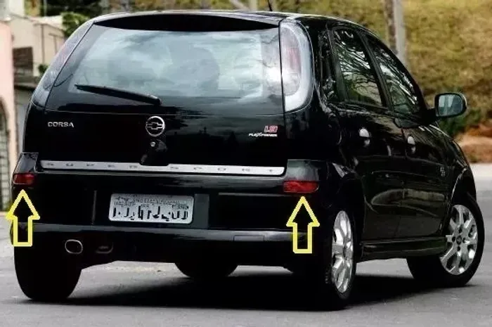 Par Lanterna Neblina Corsa Refletor Traseiro 2002 2012