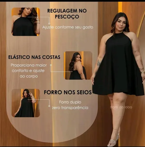 Vestido plus size