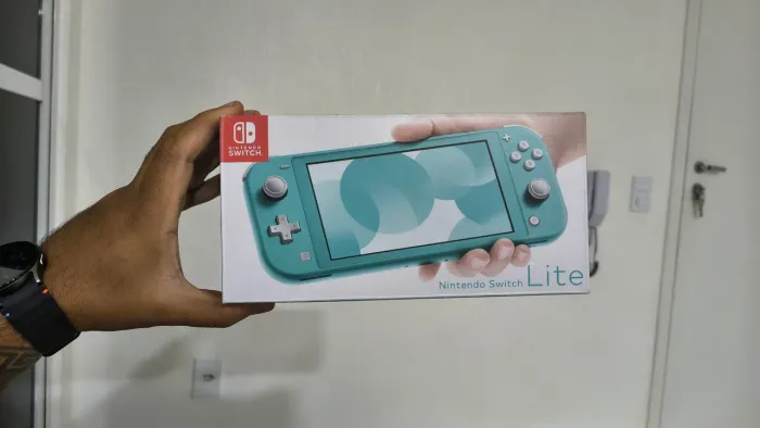 Caixa Switch Lite Azul turquesa