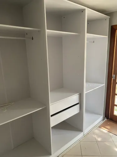 Closet Completo / Guarda-Roupa Modulado Branco - Amplo e Espaçoso 