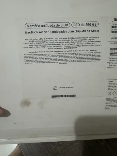 Macbook Air M3 13? 256gb SSD
