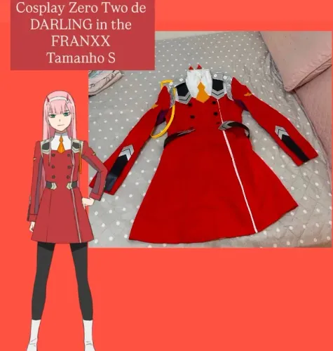 Cosplay Zero Two (DARLING in the FRANXX) - Tamanho S