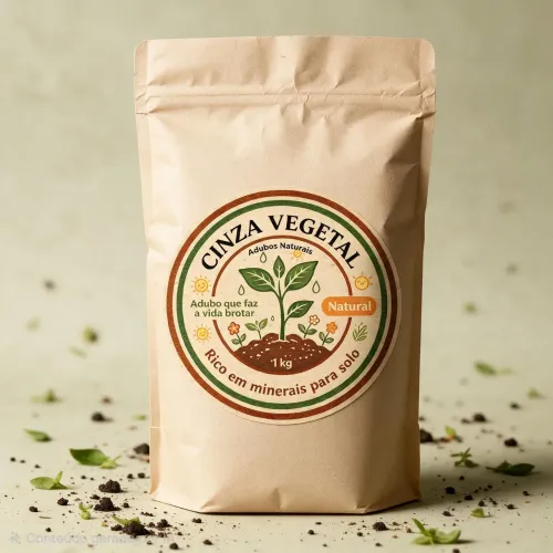 Cinza vegetal  - Adubo - 1 Kg
