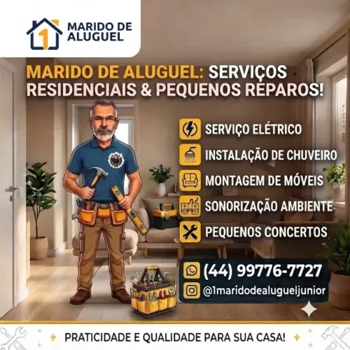 Marido de aluguel, pequenos serviços residências