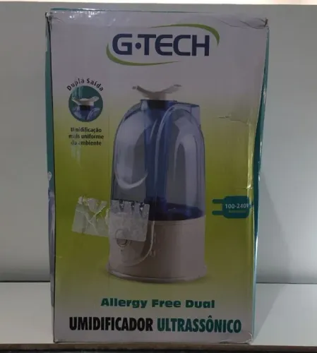 Umidificador Ultrassônico G-Tech 3 litros Allergy Free Dual
