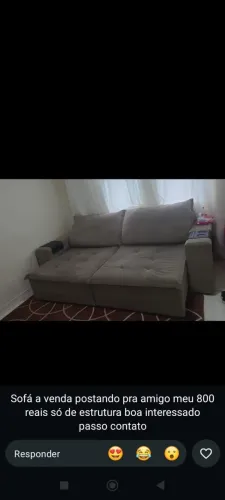 Sofá Reclinável, estofado perfeito 