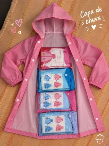 Capa de chuva infantil
