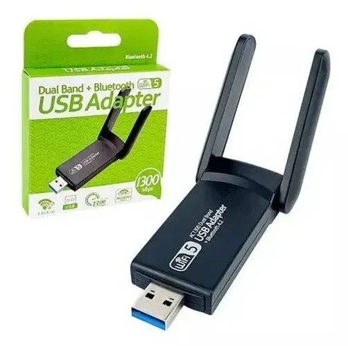 Adaptador Wifi 5G - Bluuetooth incluso - Maxima Conexão - 100% Estavel