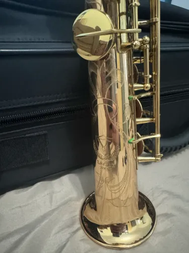 Sax Soprano Eagle SPX 512 em bronze profissional 