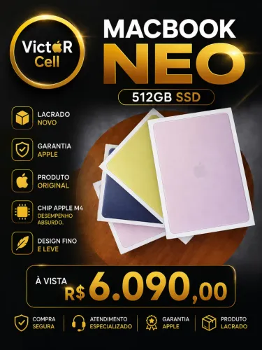 (LACRADO) MacBook Neo 512GB | Pronta Entrega