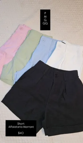 Short Alfaiataria feminino