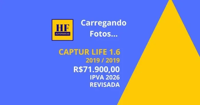 Renault Captur Life 1.6 16V Flex 5P Aut. 2019