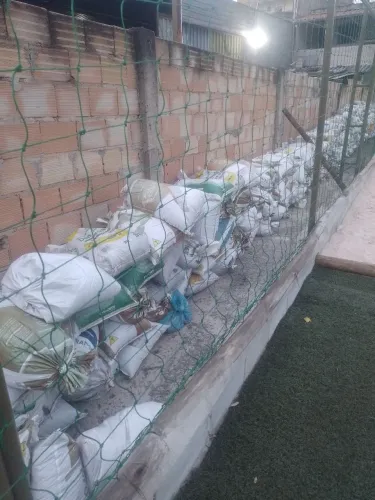 Borrachas e granulado para grama sintética