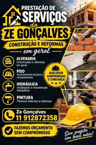 Pedreiro disponível zona sul
