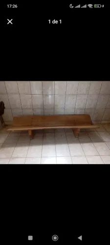 Banco madeira maciço
