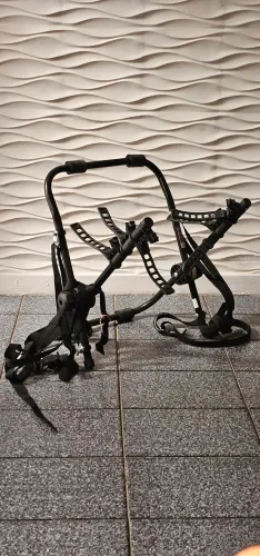 Suporte Transbike P/ 3 Bikes Apoio Fixo Sedan Hatch Suv True Cor Preto