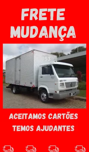 Frete e Mudança Caminhão Aceitamos Cartão