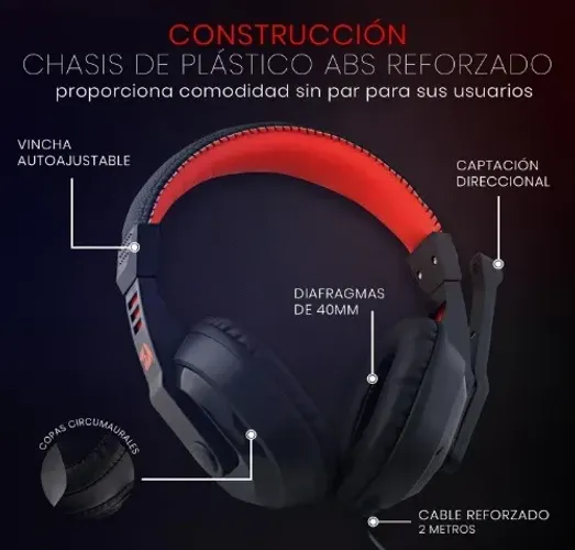 Fone Gamer Headset REDRAGON ARES H120
