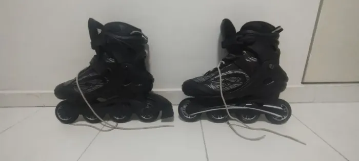 Patins Inline Oxer 42 preto e cinza
