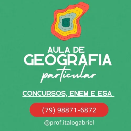 Aula particular de Geografia 
