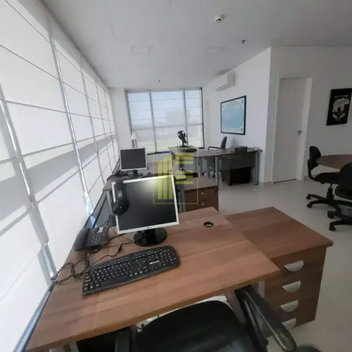 Sala comercial na Zona Sul mobiliada para alugar, Jardim Maracanã com 2 banheiros