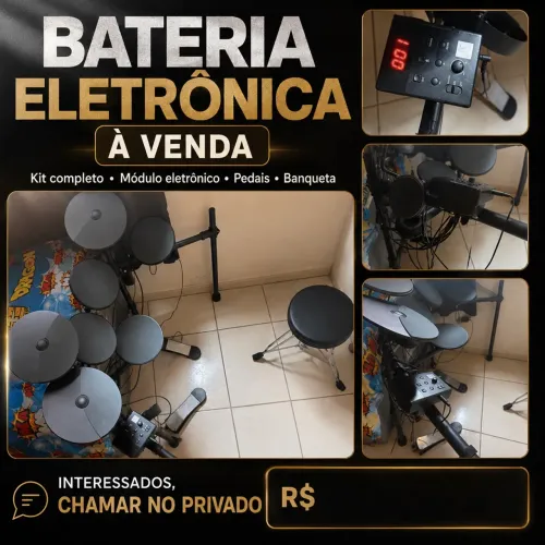 Bateria eletronica vedo