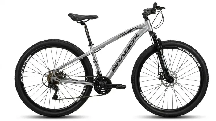 Bicicleta Bradox Aro 29 Shimano 21v - Quadro 15.5 (Tam S) + Acessórios