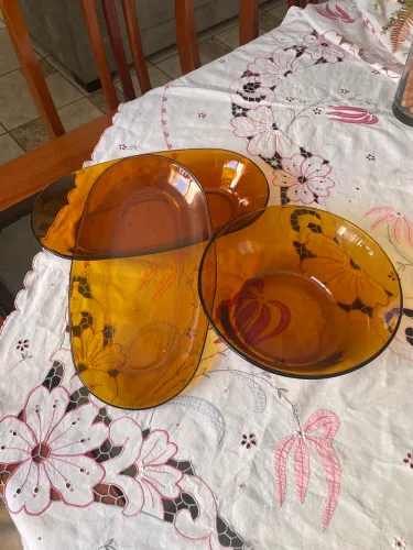 Louça colorex fogo