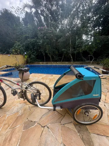 Carrinho para bike Thule Coaster XT para 2 crianças