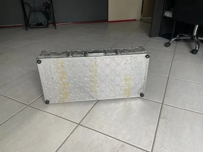 Hard Case Pedalboard Black Kross para Pedais de Guitarra/Baixo