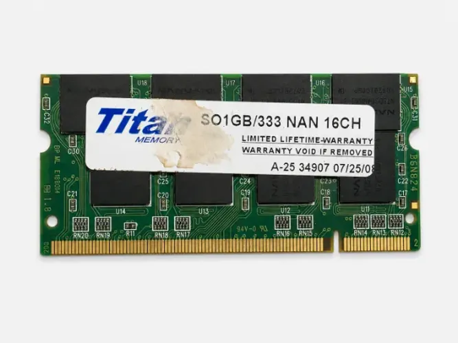 Memória RAM DDR2 de 1GB para notebook antigo, compatível com DDR2 SO-DIMM 667 MHz