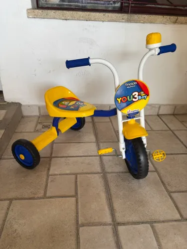 Triciclo infantil em alumínio Nathor NOVO