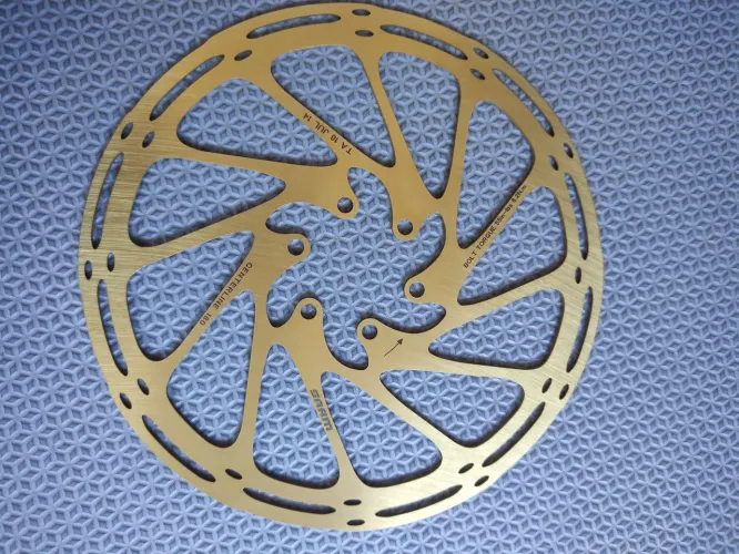 Par Disco de freio rotor Sram dourado 