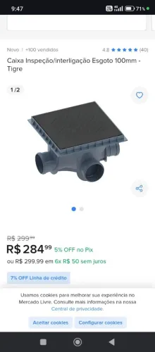 Passagem de esgoto 
