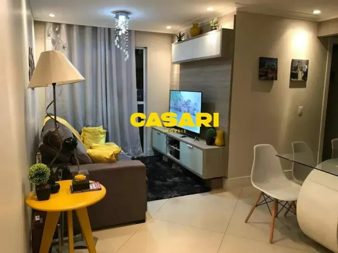 Apartamento 3 dormitórios mobiliados à venda no Parque Erasmo Assunção Santo André/SP