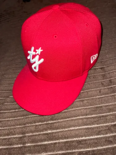 Boné 59fifty new era x twojeys tam. 7/1-4 vermelho