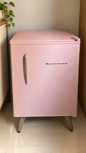 Frigobar Brastemp Retrô Rosa 76L - Impecável / Pouquíssimo Uso